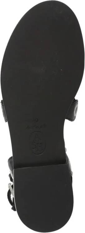 Ash Sandalen Black Leather Pop Up Sandals in zwart