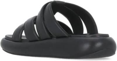 Ash Sandalen Black Leather Vip Bis Sandals in zwart