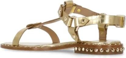 Ash Sandalen Golden Leather Patsy Bis Sandals in goud