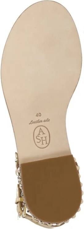 Ash Sandalen Golden Leather Patsy Bis Sandals in goud