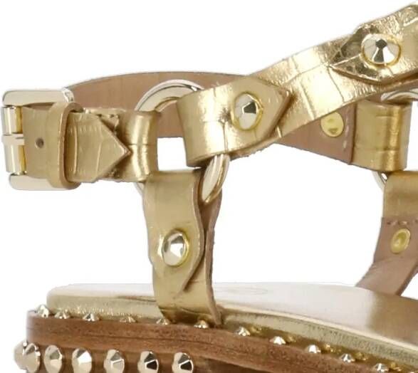 Ash Sandalen Golden Leather Patsy Bis Sandals in goud