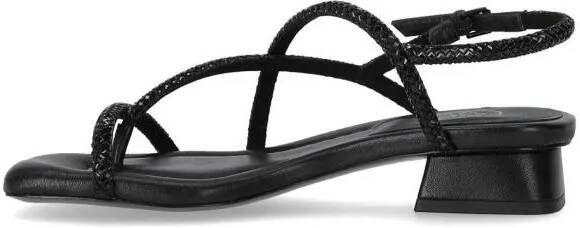 Ash Sandalen Isla Black Mid-Heeled Sandal in zwart