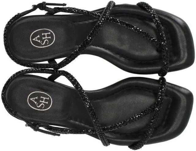 Ash Sandalen Isla Black Mid-Heeled Sandal in zwart