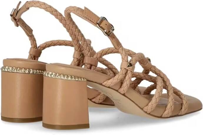 Ash Sandalen Jasmine Skin Heeled Sandal in bruin