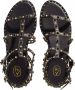 Ash Zwarte Leren Sandalen met Studs Black Dames - Thumbnail 8