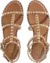Ash Studded Bruine Leren Sandalen Brown Dames - Thumbnail 10