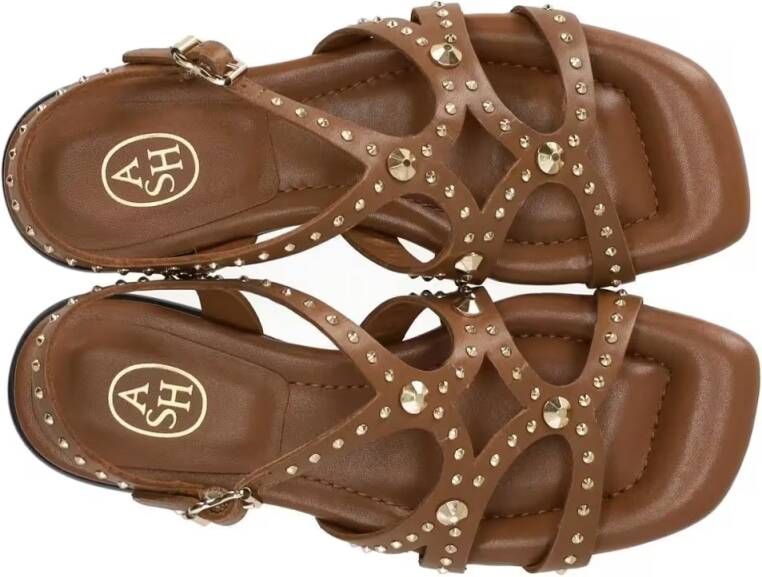 Ash Sandalen Ruby Cinnamon Flat Sandal in bruin