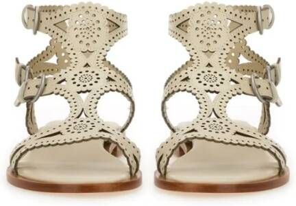 Ash Sandalen Sandalwood "Paprika" in beige