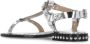 ASH Italia dames sandaal Patsy metallic zilver met studs - Thumbnail 3