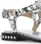 ASH Italia dames sandaal Patsy metallic zilver met studs - Thumbnail 5