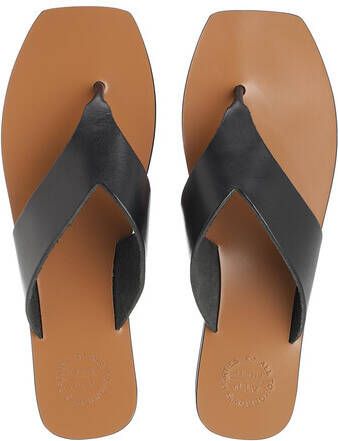 ATP Atelier Sandalen Melitto Black Vacchetta in zwart