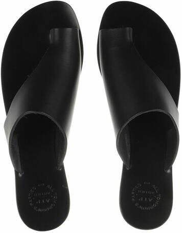 ATP Atelier Slippers Rosa Black Vacchetta in black