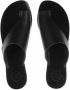 ATP Atelier Platte lederen sandalen met uitgesneden rosa Black Dames - Thumbnail 6