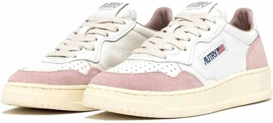 Autry Low-Top Sneakers medalist low divers in poeder roze