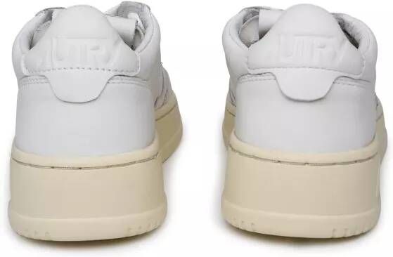 Autry International Sneakers Medalist' Sneakers In White Leather in wit