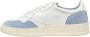 Autry Witte Geitenleren Sneakers Blauw Suède White Dames - Thumbnail 15