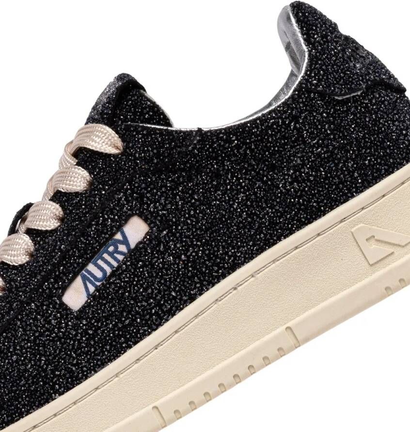 Autry Low-Top Sneakers Dallas Low Sue Stars Black Sneakers in zwart