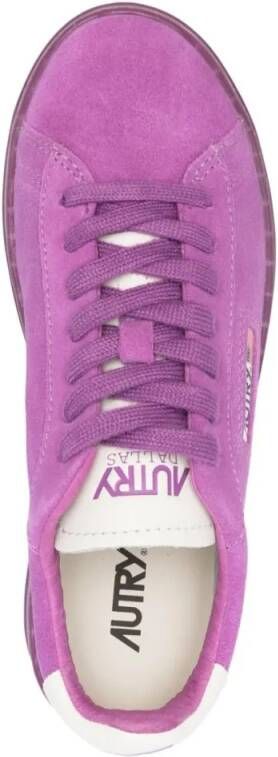 Autry Low-Top Sneakers Electric Purple Dallas Sneakers in paars