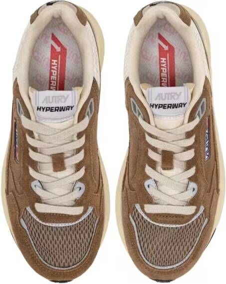 Autry Low-Top Sneakers Hyperway Low Suede Mesh Cigar Silv Sneakers in bruin
