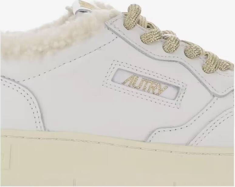Autry Low-Top Sneakers Low Medalist Leather Sneakers in wit