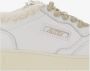 Autry Low-Top Sneakers Low Medalist Leather Sneakers in wit - Thumbnail 3