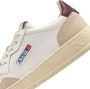 Autry Low-Top Sneakers Medalist Low Leat Suede Wht Burgund Sneakers in geel - Thumbnail 4