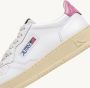 Autry Low-Top Sneakers Medalist Low Leat Wht Polignac Sneakers in wit - Thumbnail 4
