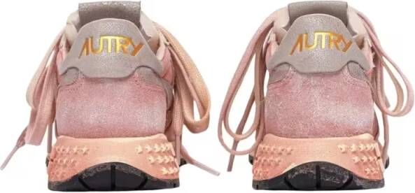 Autry Low-Top Sneakers Reelwind Sv Low Sket Nyl Pink Sneaker in beige