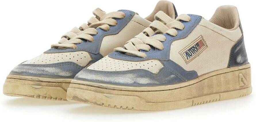Autry Low-Top Sneakers Vintage-Inspired Low Top Sneakers With Contrasting in beige