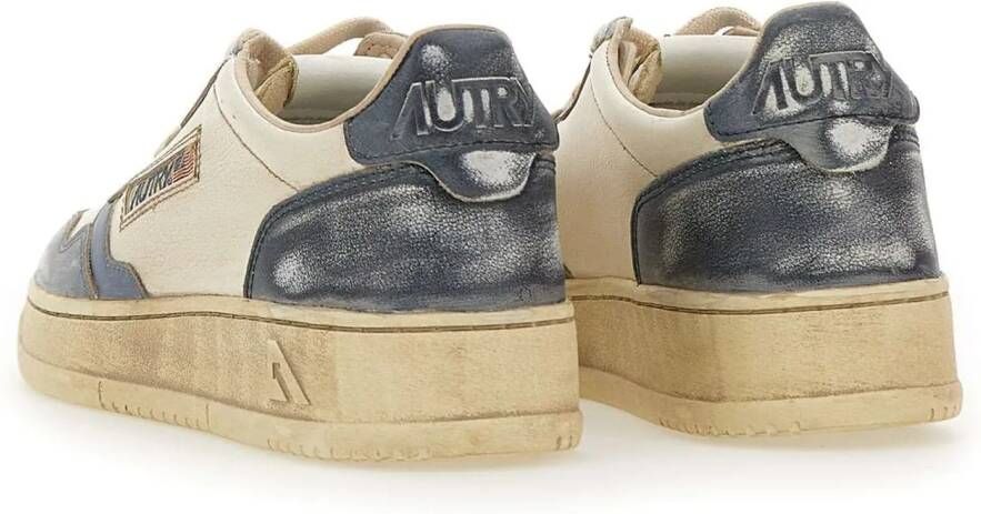 Autry Low-Top Sneakers Vintage-Inspired Low Top Sneakers With Contrasting in beige