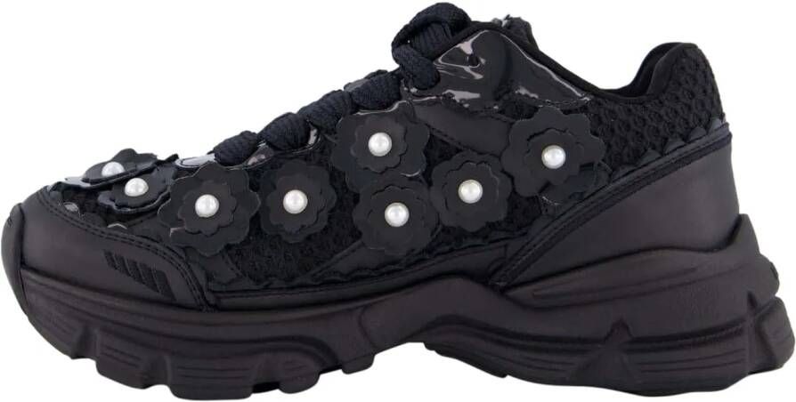 Axel Arigato Low-Top Sneakers Marathon Flwr Sneakers Leather Black in zwart