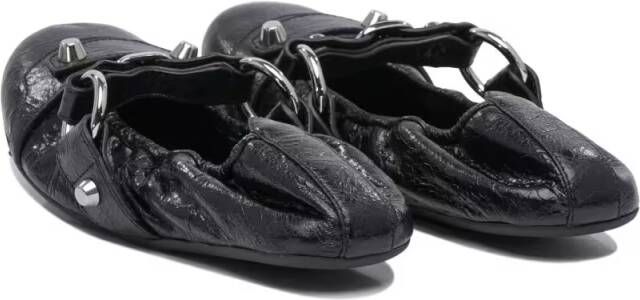 Balenciaga "City" Ballet Flats in zwart