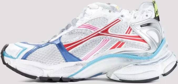 Balenciaga Low-Top Sneakers Runner Multicolor Polyurethane Sneakers in wit