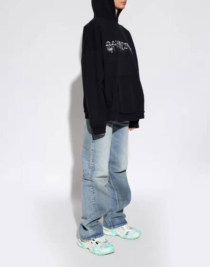 Balenciaga Low-Top Sneakers Track 2 Open Logo Sneakers in wit