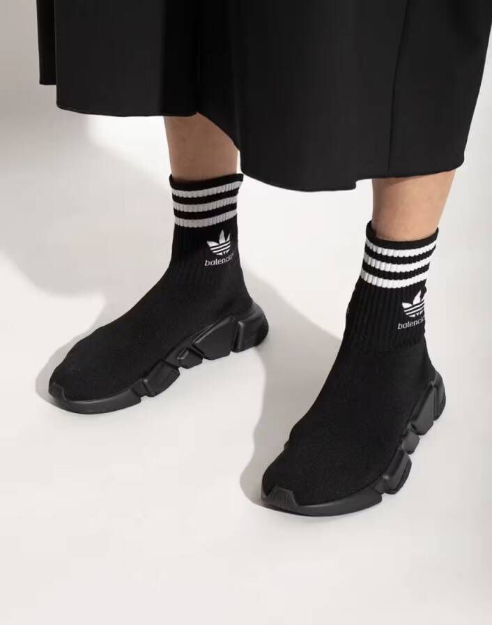 Balenciaga Low-Top Sneakers X Adidas Speed Sneakers in zwart