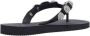 Balenciaga Sandalen "Cagole" Stud And Rhinestone Flip-Flop Sandals – B in zwart - Thumbnail 2