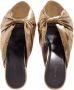 Balenciaga Sandalen Drapey High Heels Sandals in goud - Thumbnail 3