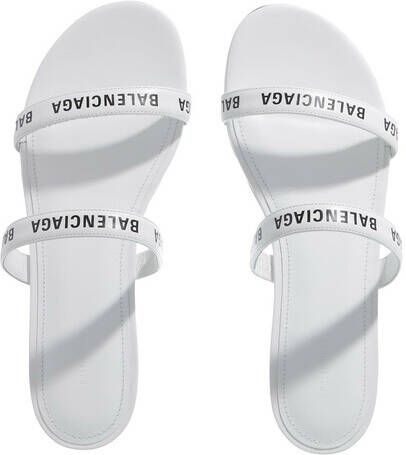 Balenciaga Sandalen Flat Sandals in wit