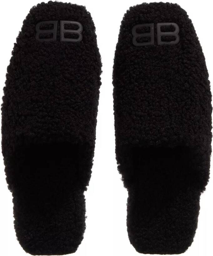 Balenciaga Slippers Cosy BB Mules in zwart
