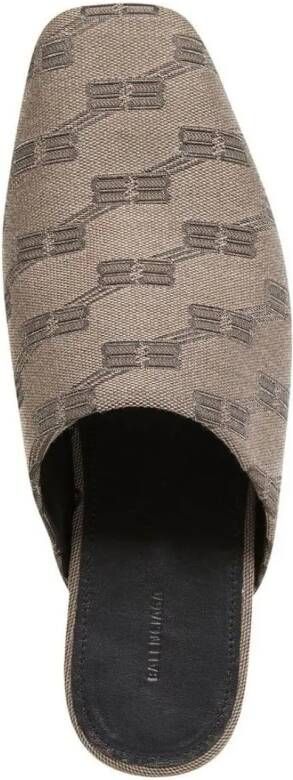 Balenciaga Low-Top Sneakers Bb Monogram Cosy Mules in bruin