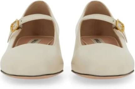 Bally Hoge hakken Classic Mary Jane Pumps in crème