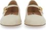 Bally Hoge hakken Classic Mary Jane Pumps in crème - Thumbnail 4