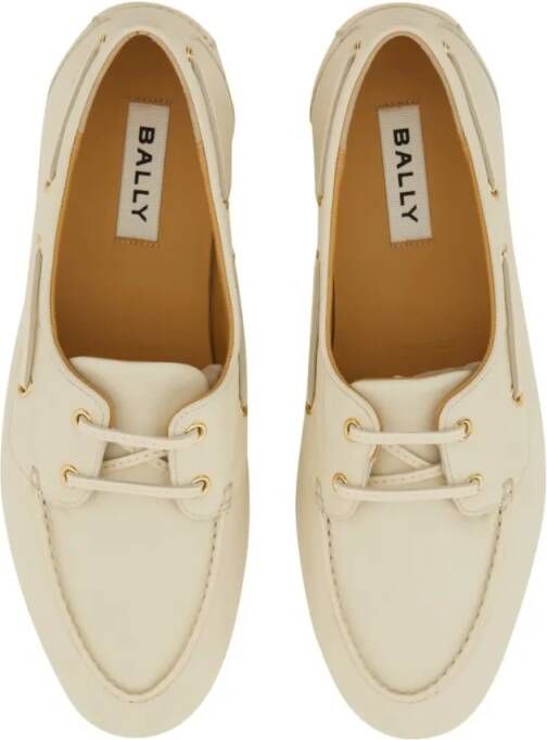 Bally "Pathy" Moccasins in beige