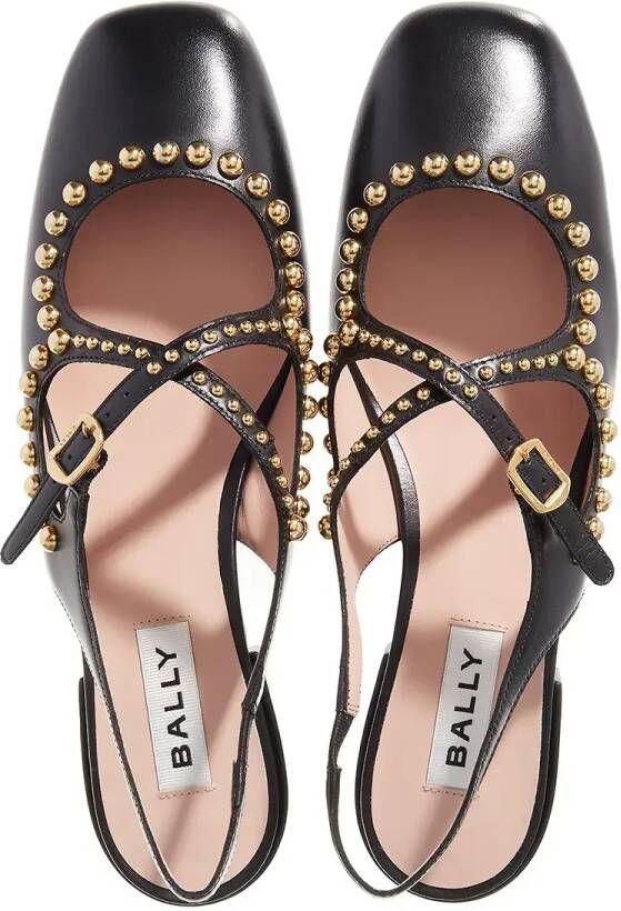 Bally Sandalen met hak Blariska 30-Stud in zwart