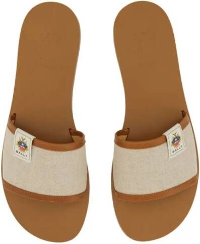Bally Sandalen "Sollie" Slide Sandals in beige