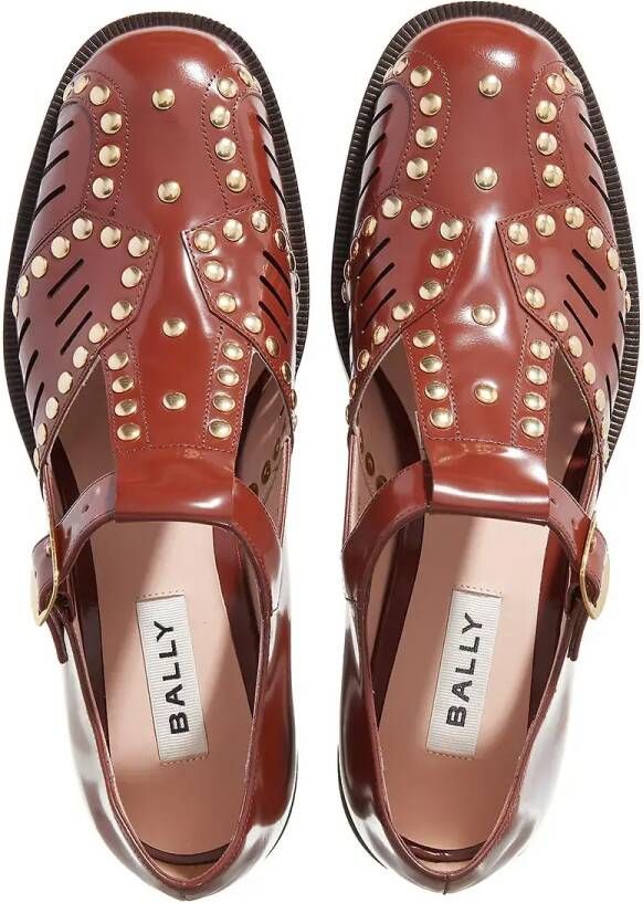 Bally Sandalen Spiegel-W-Studs in bruin