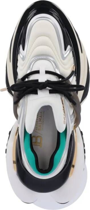Balmain Low-Top Sneakers Chunky Platform Sneakers With Textured Rubber Sole in meerkleurig