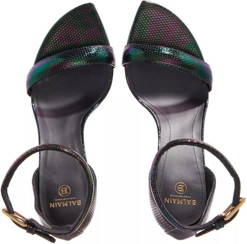 Balmain Sandales Moneta en cuir iridescent Meerkleurig Dames - Foto 7