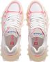 Balmain B-East Sneakers Wit Felroze Leer Meerkleurig Dames - Thumbnail 10