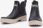 Barbour Low-Top Sneakers Boots Caoutchouc Mallow chelsea noir semelle sable in zwart - Thumbnail 10